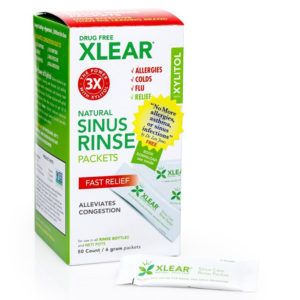 50-pack box of Xlear Sinus Care Sachets